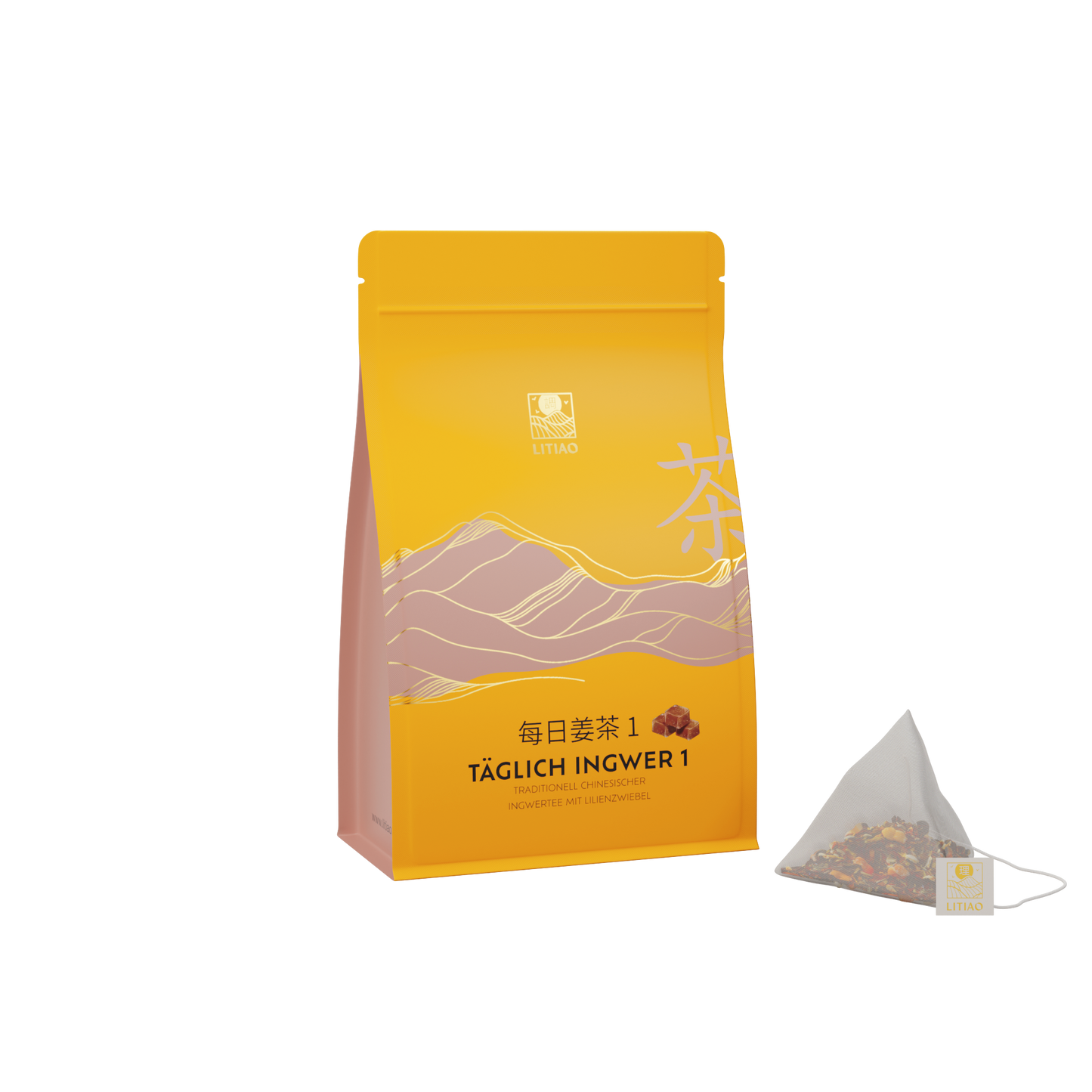 TÄGLICH INGWER 1 - mit Jasmin- und Rosenblüten - LITIAO