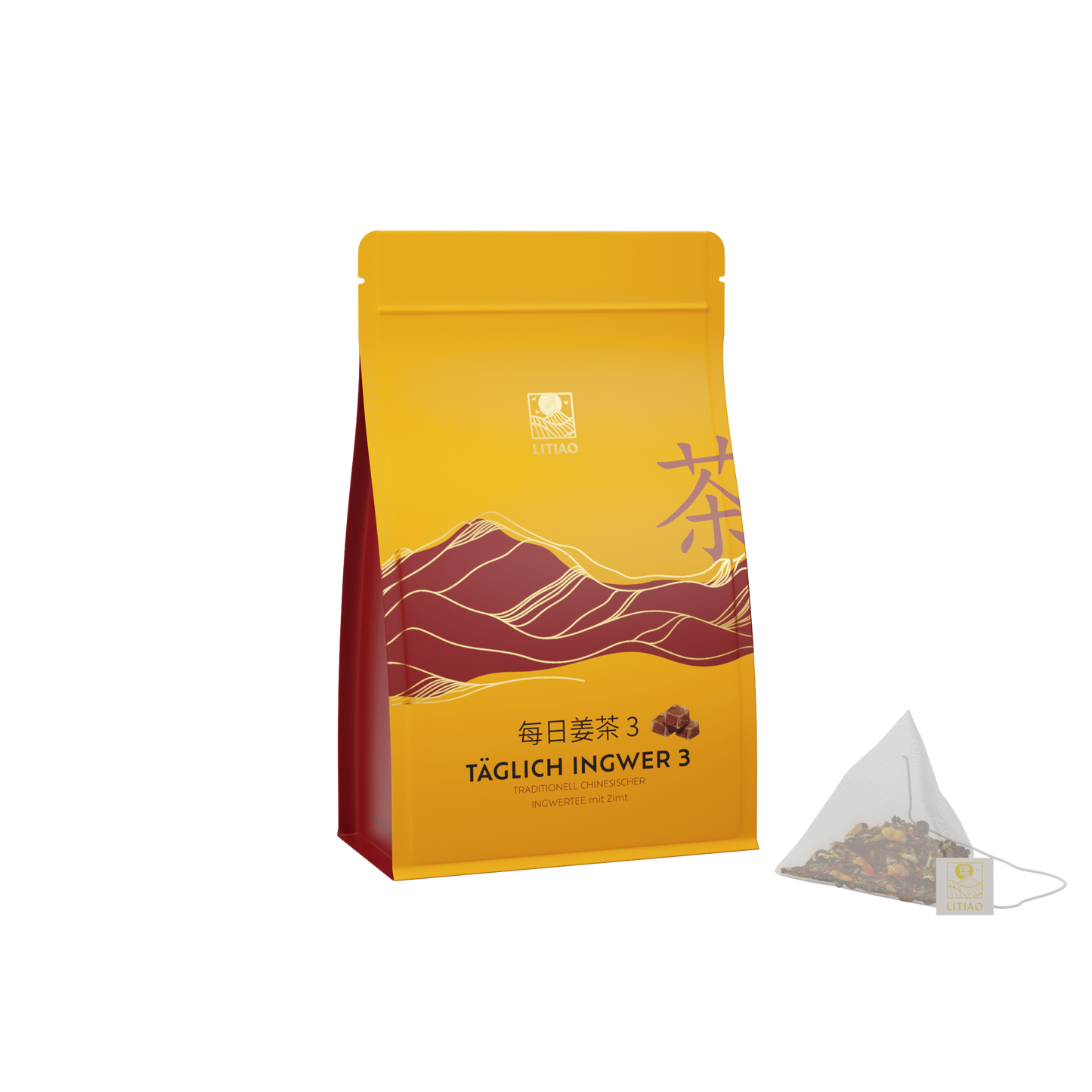 TÄGLICH INGWER 3 - mit Zimt und Apfel - LITIAO