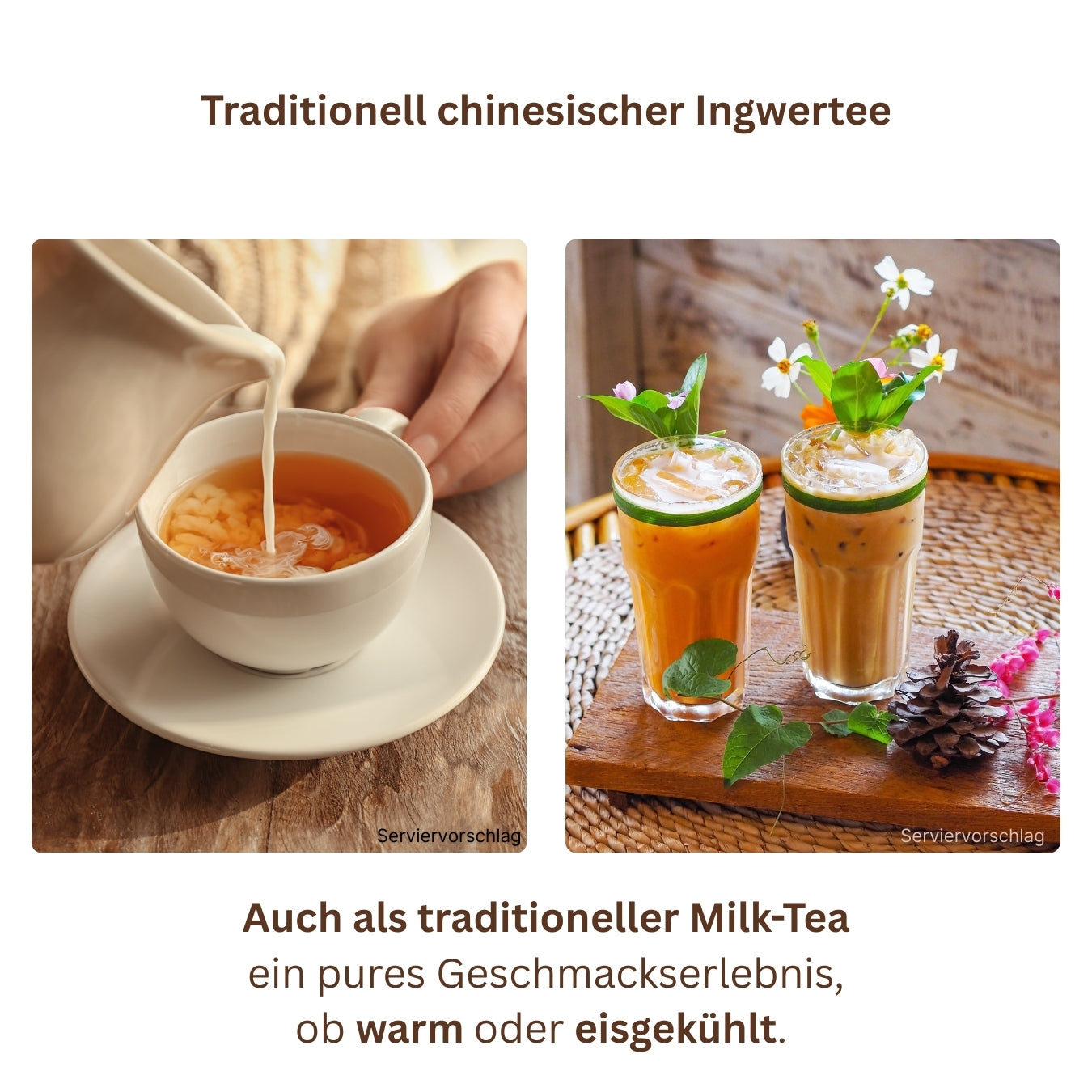 TÄGLICH QUARTETT mit 3 Ingwertees & 1 Früchtetee