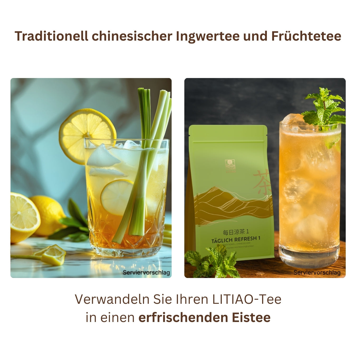 TÄGLICH QUARTETT mit 3 Ingwertees & 1 Früchtetee