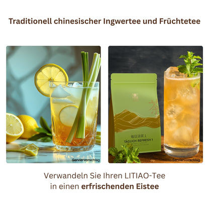 TÄGLICH QUARTETT mit 3 Ingwertees & 1 Früchtetee