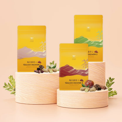 TÄGLICH INGWER-Set mit 3 Ingwertees - LITIAO