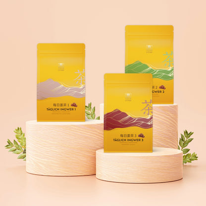TÄGLICH INGWER-Set mit 3 Ingwertees - LITIAO