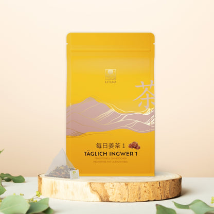 TÄGLICH INGWER 1 - mit Jasmin- und Rosenblüten - LITIAO