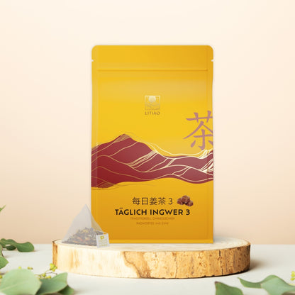 TÄGLICH INGWER 3 - mit Zimt und Apfel - LITIAO